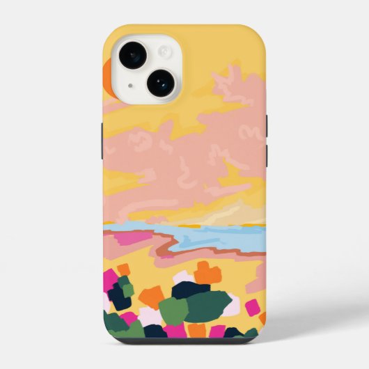 日の抱擁 iPhoneケース (裏面)