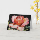 日の挨拶状のための女王 カード (黄色い花)