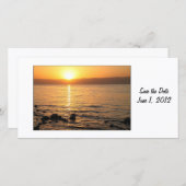 日の救入り写真カード セーブザデート (正面/裏面)