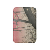 日の日本の出の日没の梅園 バスマット (正面縦)