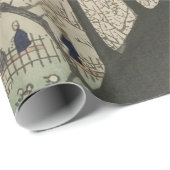 日の日本の出の日没の梅園 ラッピングペーパー (ロールコーナー)