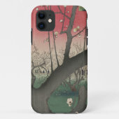 日の日本の出の日没の梅園 Case-Mate iPhoneケース (裏面)