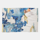 日の日本の出風景・国芳・浮世絵 キッチンタオル (横)