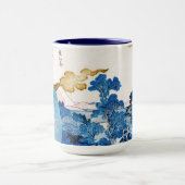 日の日本の出風景・国芳・浮世絵 マグカップ (中央)