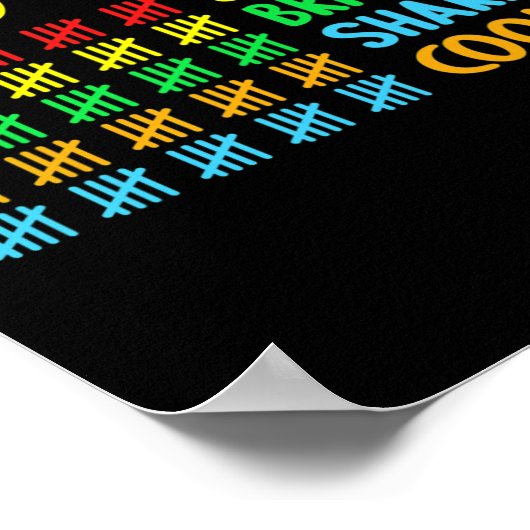 日の明頭が切れるるい100日の学校 ポスター (角)