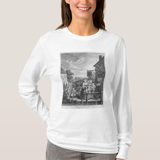 日の時、夕べ1738年 Tシャツ (正面)