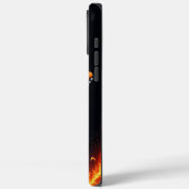 日の暮れ時にエレクトリックギターが燃え上がった Case-Mate iPhoneケース (裏面 / 左)