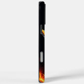 日の暮れ時にエレクトリックギターが燃え上がった Case-Mate iPhoneケース (裏面 / 右)