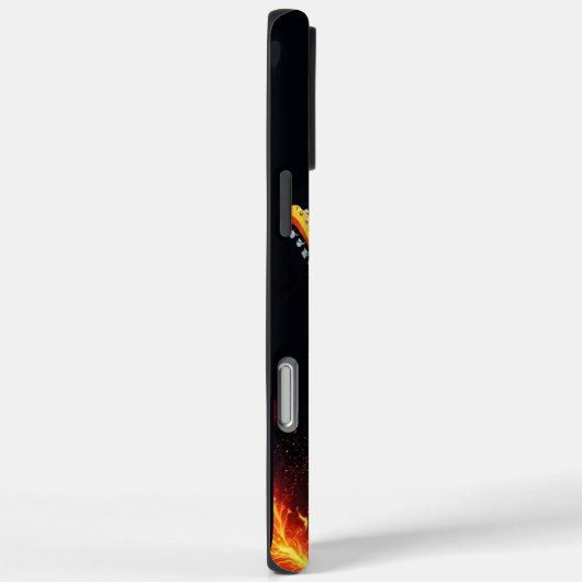 日の暮れ時にエレクトリックギターが燃え上がった Case-Mate iPhoneケース (裏面 / 右)