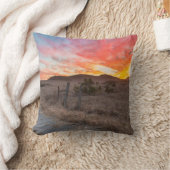 日の最初日没 クッション (ブランケット)