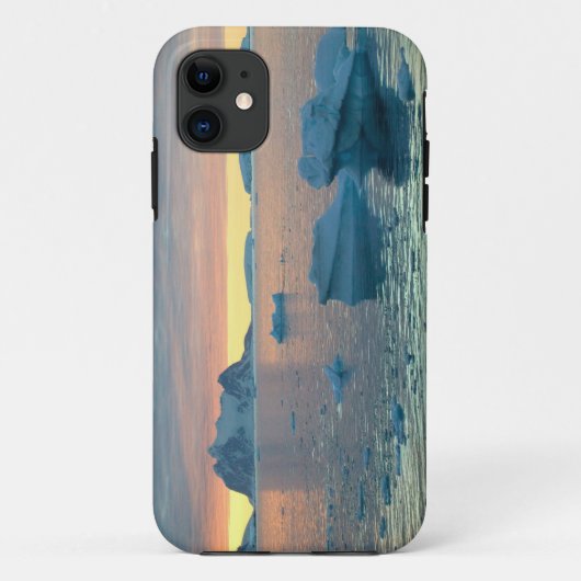日の最後の光に浮かぶペルティエ海峡 Case-Mate iPhoneケース (裏面)