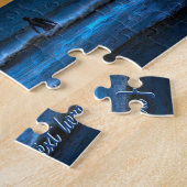 日の最後の波 ジグソーパズル (側面)