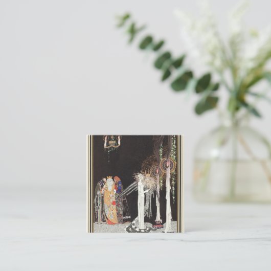 日の東と月の西のケイ・ニールセン スクエア名刺 (スタンド正面)