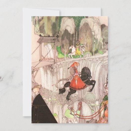 日の東と月の西のケイ・ニールセン 招待状 (正面)