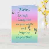 日の残物 カード (黄色い花)