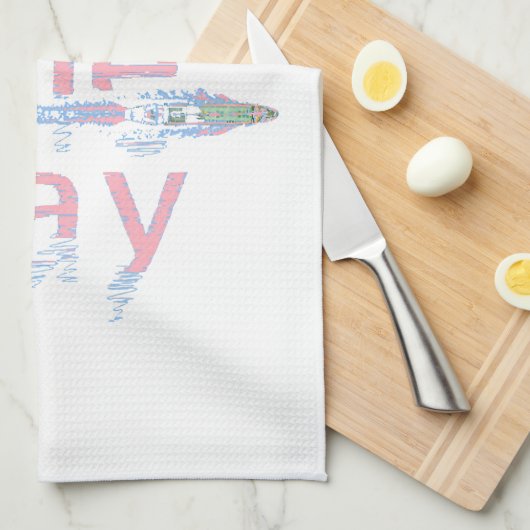 日の海 キッチンタオル (四つ折り)