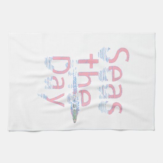 日の海 キッチンタオル (横)