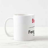 日の熱いFencer -古く独身のな棒があって下さい コーヒーマグカップ (左)