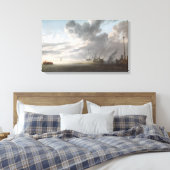 日の端に河口 キャンバスプリント (インサイチュ (寝室))