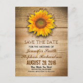 日の花と納屋の木の日付を保存 案内ポストカード (正面)