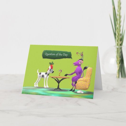 日の質問 カード (正面)