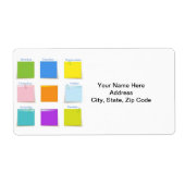 日の週ラベル ラベル (正面)