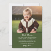 日の遊出 – 神様のタッチダウン 招待状 (正面)