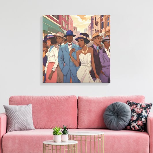 日の過去 キャンバスプリント (インサイチュ (リビング))