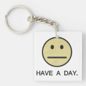 日の顔を持って下さい キーホルダー (正面)