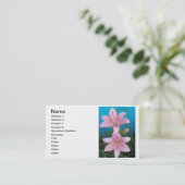 日のLillyの名刺 名刺 (スタンド正面)