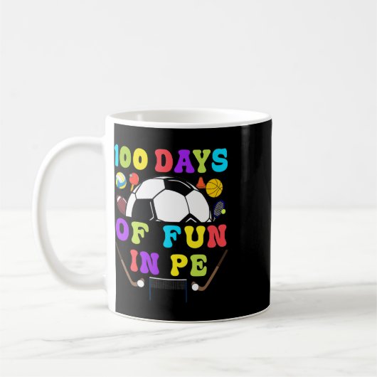 日のSchool Pe先生ジムコーチPhys Ed Teache コーヒーマグカップ (左)