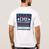日のTシャツを選んで下さい Tシャツ (裏面)
