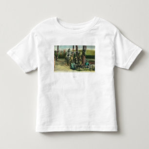 日のWorkLake郡、カリフォルニアを示しているハンター トドラーTシャツ