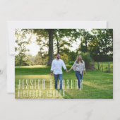 日はっきりした付Sageグリーンホワイトウルトラモダンーズ セーブザデート (裏面)