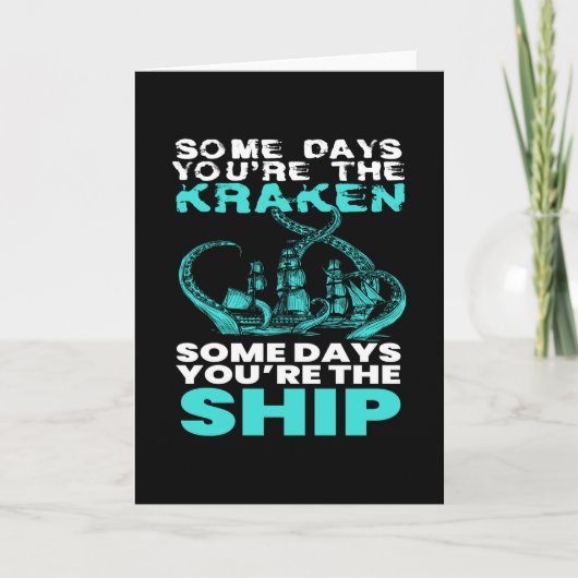 日はクラーケン海賊 カード (正面)