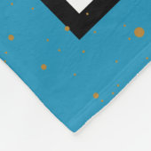 日はクリスマスまカスタマイズで フリースブランケット (角)