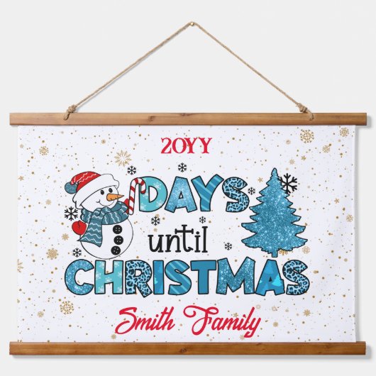 日はクリスマスまカスタマイズで 吊り下げ型タペストリー (正面)