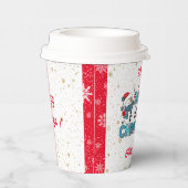 日はクリスマスまカスタマイズで 紙コップ (右)