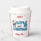 日はクリスマスまカスタマイズで 紙コップ (正面)