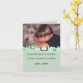 日は従ってそれが昼寝と固定することができない悪い状態ありません カード (黄色い花)