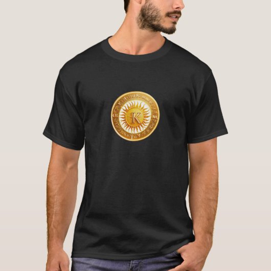 日は文字kで照る tシャツ (正面)