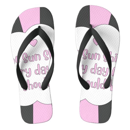 日は日に照り従う ビーチサンダル (フットベッド)