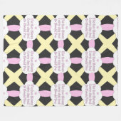 日は日に照り従う フリースブランケット (正面(横))