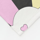 日は日に照り従う フリースブランケット (角)