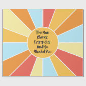 日は日に照り日は日に照り日に照り日は日に照り日に照り日は日に照り日に照り ラッピングペーパー (フラット)