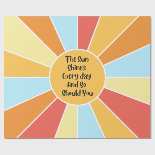 日は日に照り日は日に照り日に照り日は日に照り日に照り日は日に照り日に照り ラッピングペーパー (フラット)