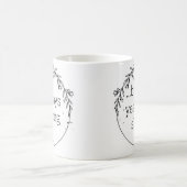 日は長い 年は短い コーヒーマグカップ (中央)