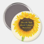 日ひまわりマグネットの保存 マグネット (正面/裏面)