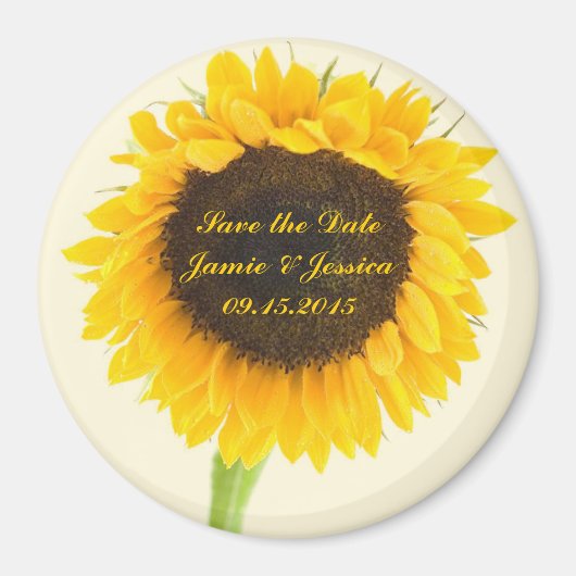 日ひまわりマグネットの保存 マグネット (正面)