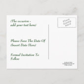 日ひまわり花フォトポストカードの保存 案内ポストカード (裏面)